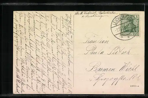 AK Roderbirken b. Leichlingen, Haus Roderbirken, Männerabteilung