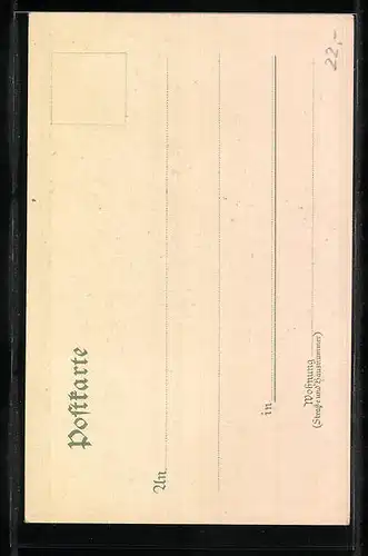 Lithographie Finsterbergen /Thüringer Wald, Kurhaus Felsenstein nebst Dependance und Hirsch