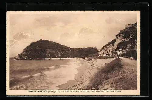 AK Finale Ligure (Varigotti), L`antico Porto distrutto dai Genovesi
