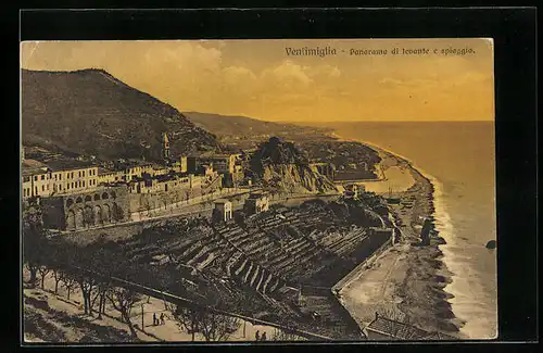 AK Ventimiglia, Panoramadi levante e spiaggia