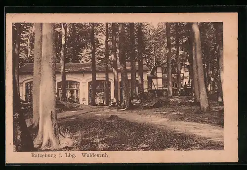 AK Ratzeburg i. Lbg., Gasthaus Waldesruh
