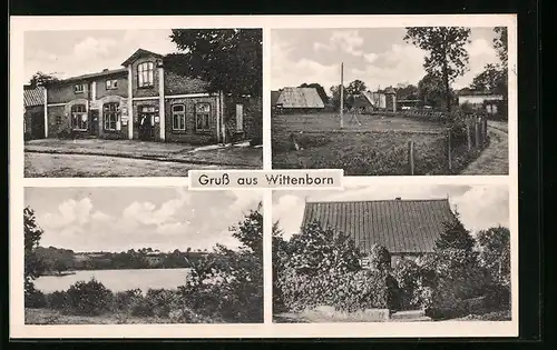 AK Wittenborn, Geschäft, Ortspartie, Uferpartie