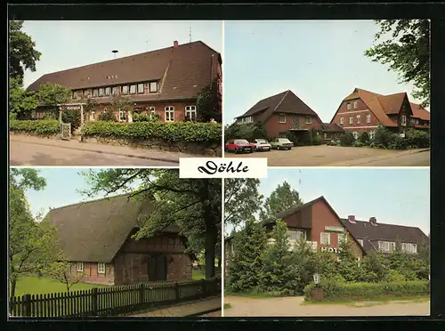AK Döhle /Egestorf in der Nordheide, Gasthaus Aevermannshof, Pension Auetal, Gasthaus Lüdtke