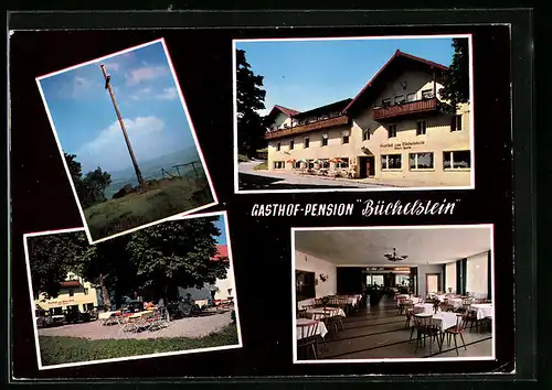 AK Kerschbaum im Bayer. Wald, Gasthof-Pension Kerschbaum, Innenansicht, Garten