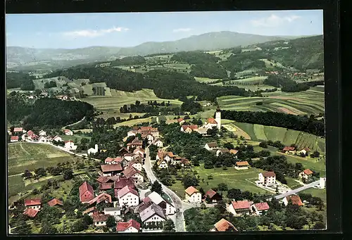 AK Lalling /Bayer. Wald, Teilansicht mit Strassenpartie