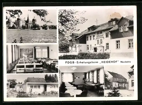 AK Weinböhla, FDGB-Erholungsheim, Innenansichten
