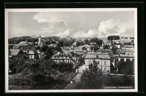 AK Schönlinde /Sudetengau, Panorama