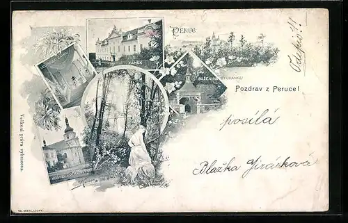 AK Peruc, Zamek, Vestibule Zamkku, Bozenina Studanka