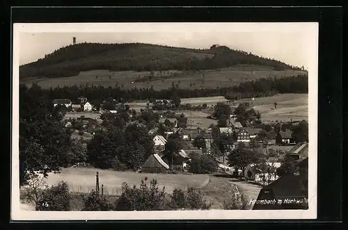 AK Krombach, Teilansicht mit Hochwald