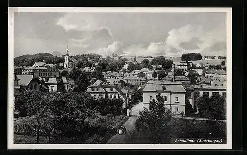 AK Schönlinde /Sudetengau, Panorama