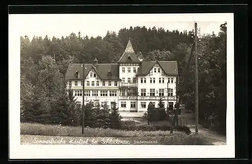 AK Schluckenau /Sudetenland, Kurhotel Karltal