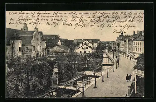 AK Wörishofen, Bachstrasse mit Kasino