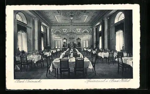 AK Bad Teinach, Bad Hotel, Speisesaal, Innenansicht