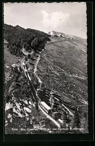 AK Vetta, Mte. Generoso con Ferrovia e Alberghi, Bergbahn