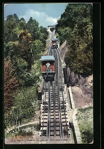 AK Territet-Glion, Chemin de fer