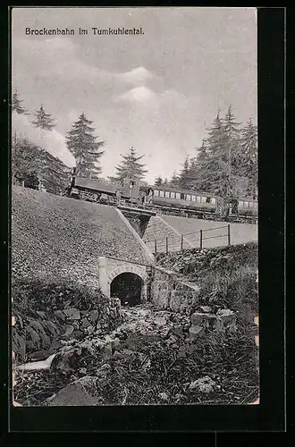 AK Brockenbahn im Tumkuhlental