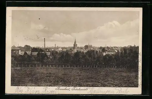 AK Burscheid, Totalansicht mit Blick zum Kirchturm