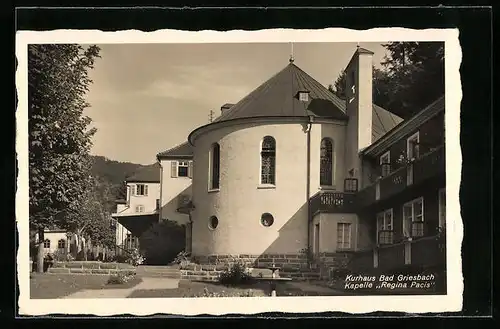 AK Bad Griesbach, das Kurhaus, Kapelle Regina Pacis