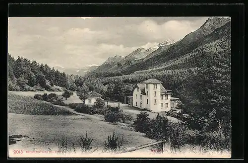 AK Scuol, Avrona, Haus am Waldrand