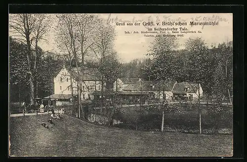 AK Wachau, Gräfl. v. Brühlsche Marienmühle
