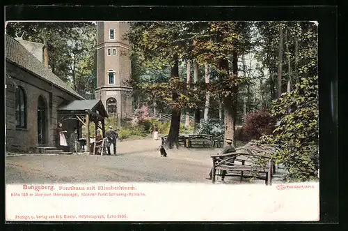 AK Schönwalde, Bungsberg mit Forsthaus und Elisabethturm