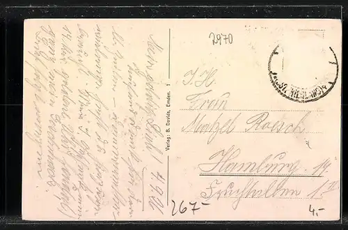 AK Emden, Blick zum Rathaus