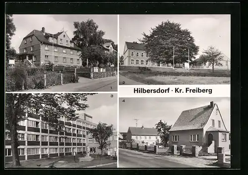 AK Hilbersdorf, Rat der Gemeinde, Plytechnische Oberschule Albert Funk, Kreispflegeheim, Ortspartie