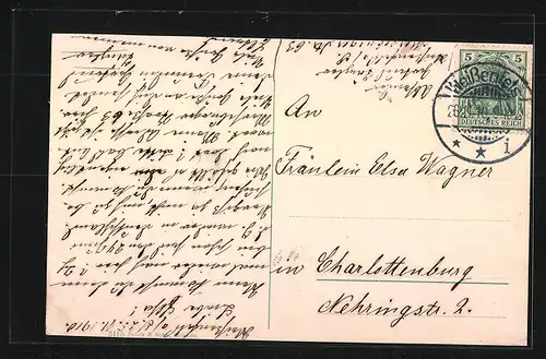 AK Weissenfels, Markt aus der Vogelschau