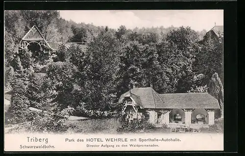 AK Triberg, Hotel-Pension Wehrle