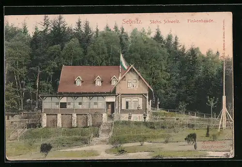 AK Sebnitz i. Sächs. Schweiz, Gasthaus Finkenbaude