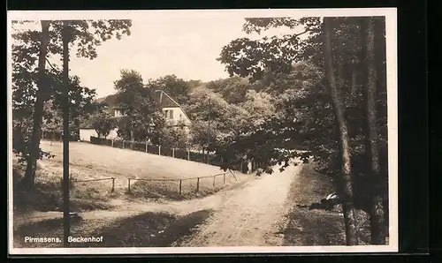 AK Pirmasens, Beckenhof im Grünen