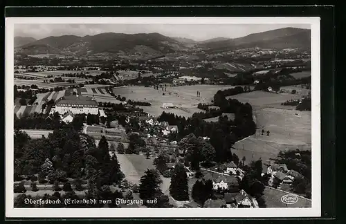 AK Obersasbach, Fliegeraufnahme des Ortes