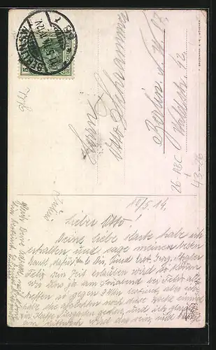 Künstler-AK sign. F. Bersch: Berliner Typen, Zeitungsjungen