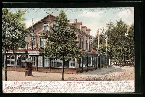 AK Harburg, Hotel zur Majestätischen Aussicht