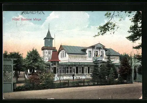 AK Harburg, Hotel Goldene Wiege