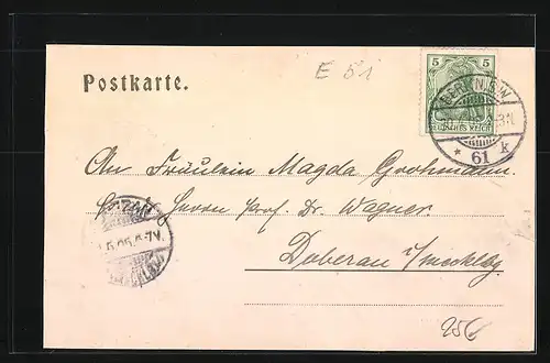 AK Berlin, Weidendammerbrücke mit Berliner Morgenpost und Berliner Tageblatt