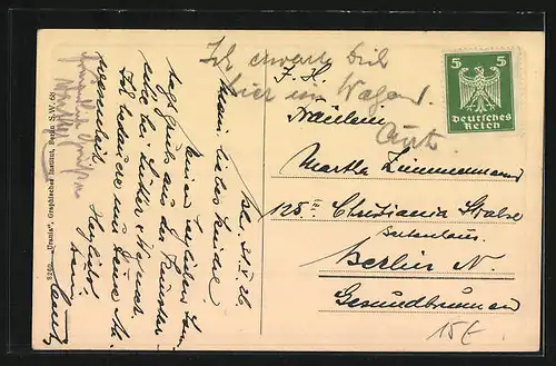 AK Berlin, Weingrosshandlung J. C. Lutter, Charlottenstr. 49, Döring- und Devrient-Zimmer