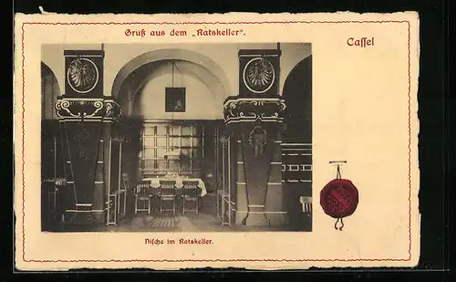 AK Kassel, Gasthaus Ratskeller, Nische