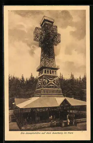 AK Auerberg, Josephshöhe mit Aussichtsturm
