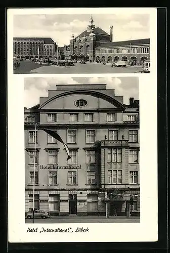 AK Lübeck, Hotel International, Hauptbahnhof