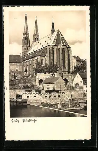 AK Görlitz, Gesamtansicht der Peterskirche