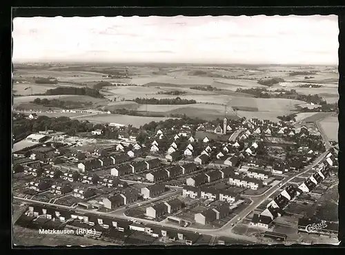 AK Metzkausen /Rhld., Ortsansicht aus der Vogelschau