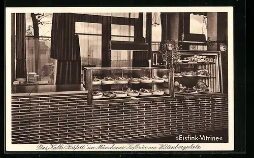 AK Berlin., Das Kalte Büfett im Münchener Hofbräu am Wittenbergplatz 1