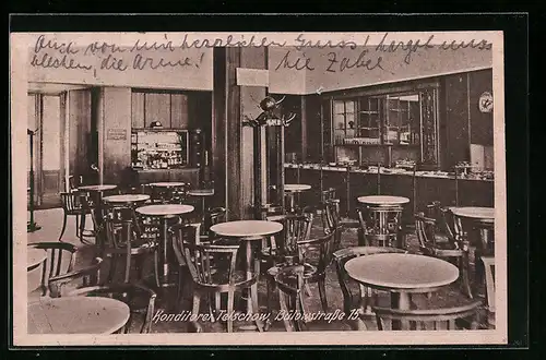 AK Berlin, Konditorei Telschow, Bülowstrasse 15