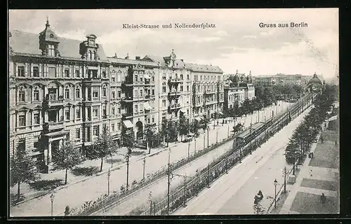 AK Berlin, Kleist-Strasse und Nollendorfplatz