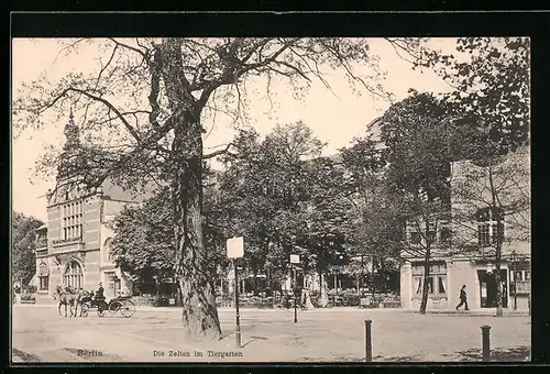 AK Berlin, Die Zelten im Tiergarten, Restaurant