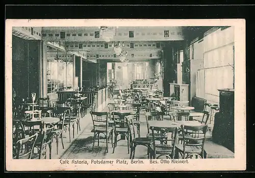 AK Berlin, Café Astoria, Potsdamer Platz