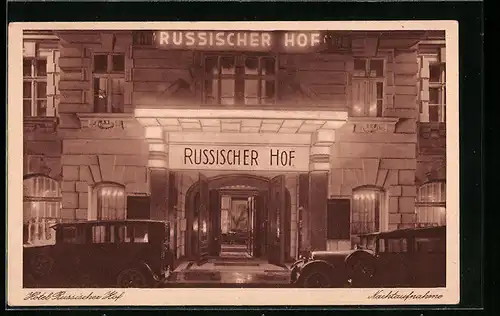 AK Berlin, Hotel Russischer Hof, Georgenstr. 21-22