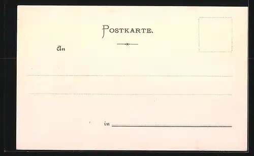 Lithographie Tegernsee, Ortsansicht mit Westerhof