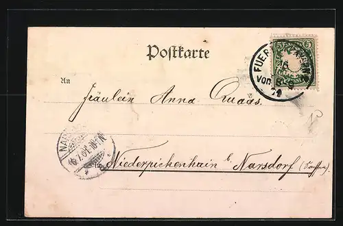 AK Fürth, Alte Feste, Stadtpark